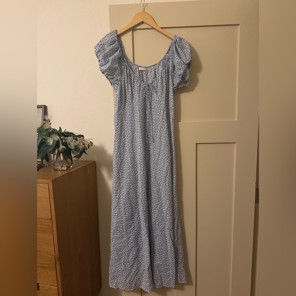 Doen L Sofia Bluebell Hillside Floral Dress
